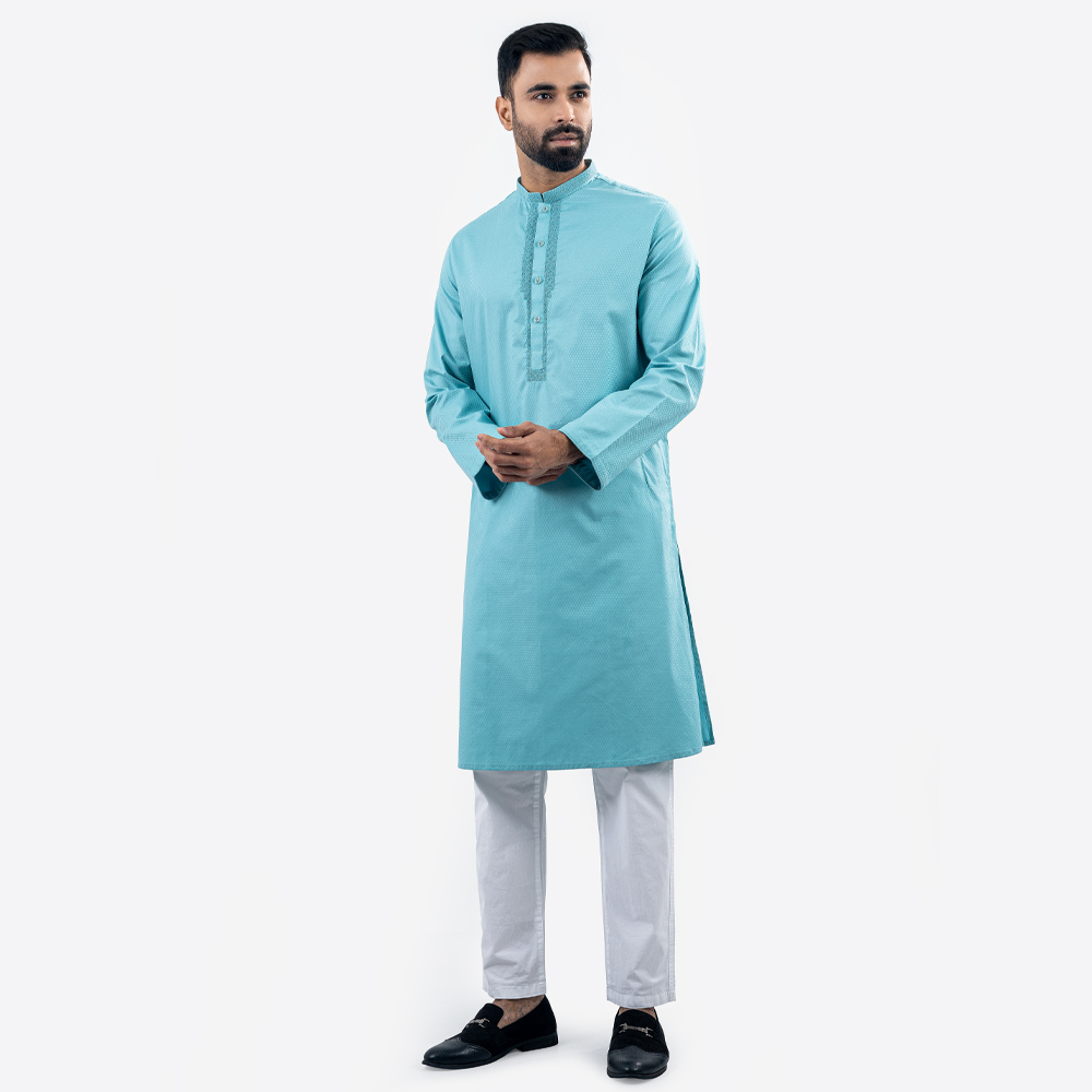 Lubnan Men’s Regular Fit Pastel Color Panjabi - LubnanBD