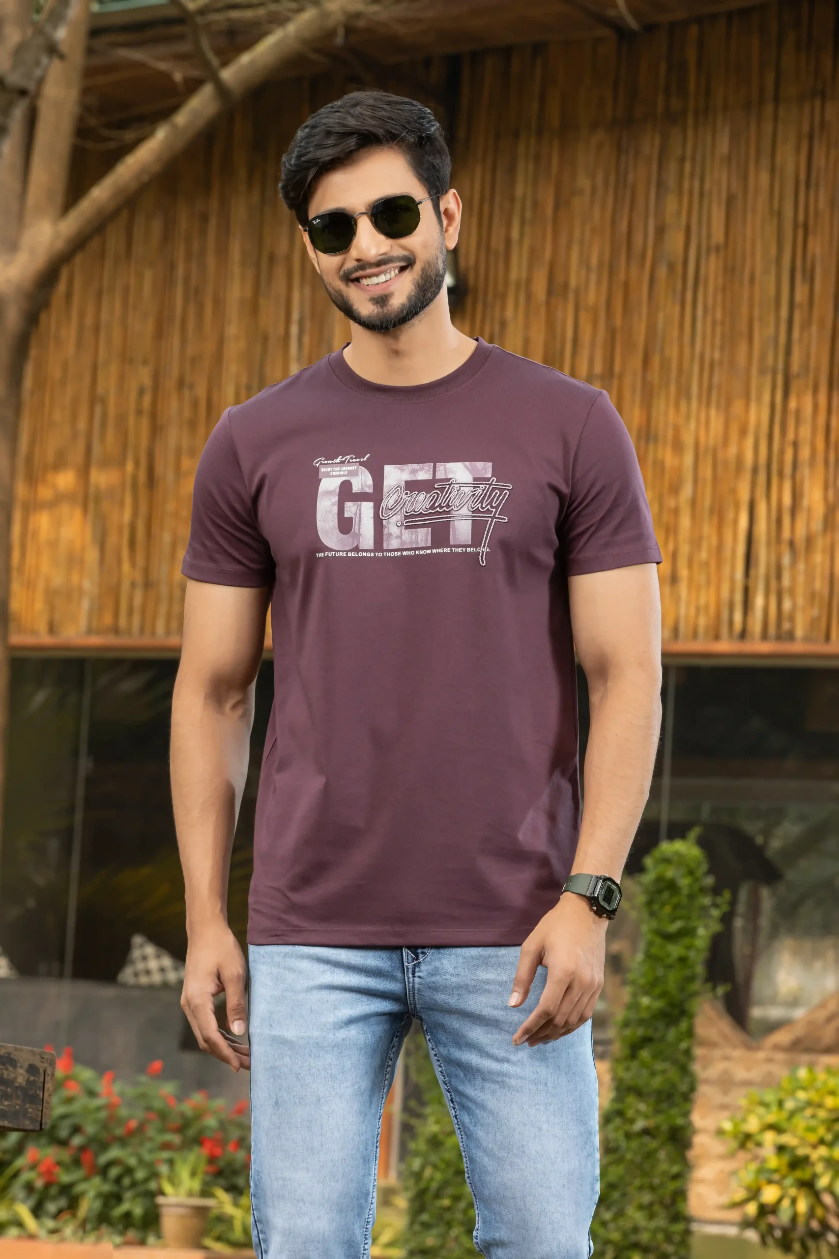 Foreign Printed T-Shirt