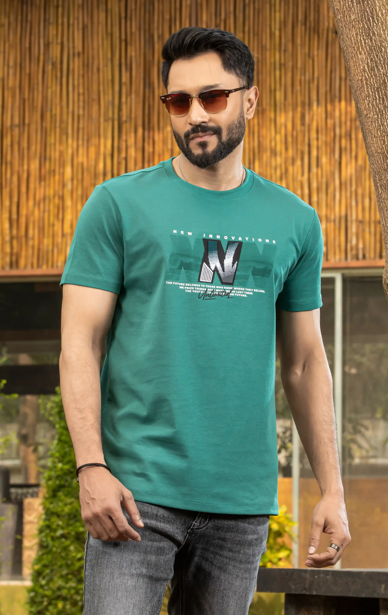 Foreign Printed T-Shirt