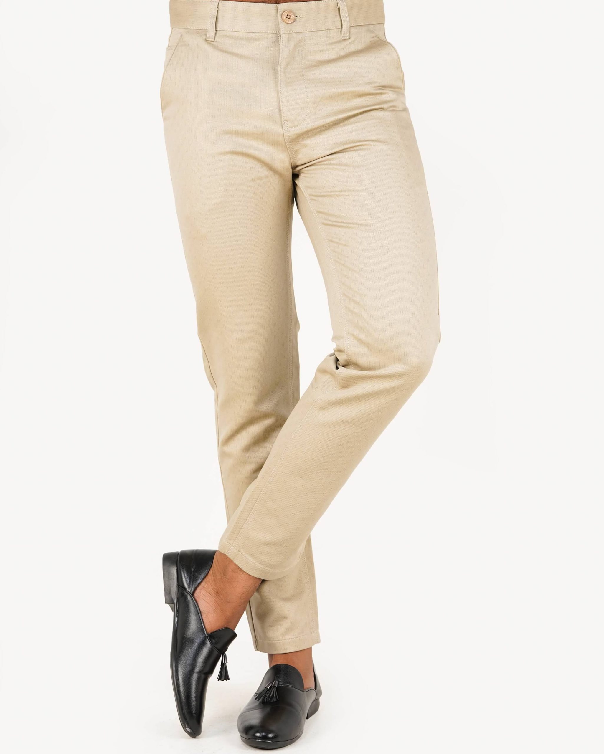 Gabardine Pant (Cream)