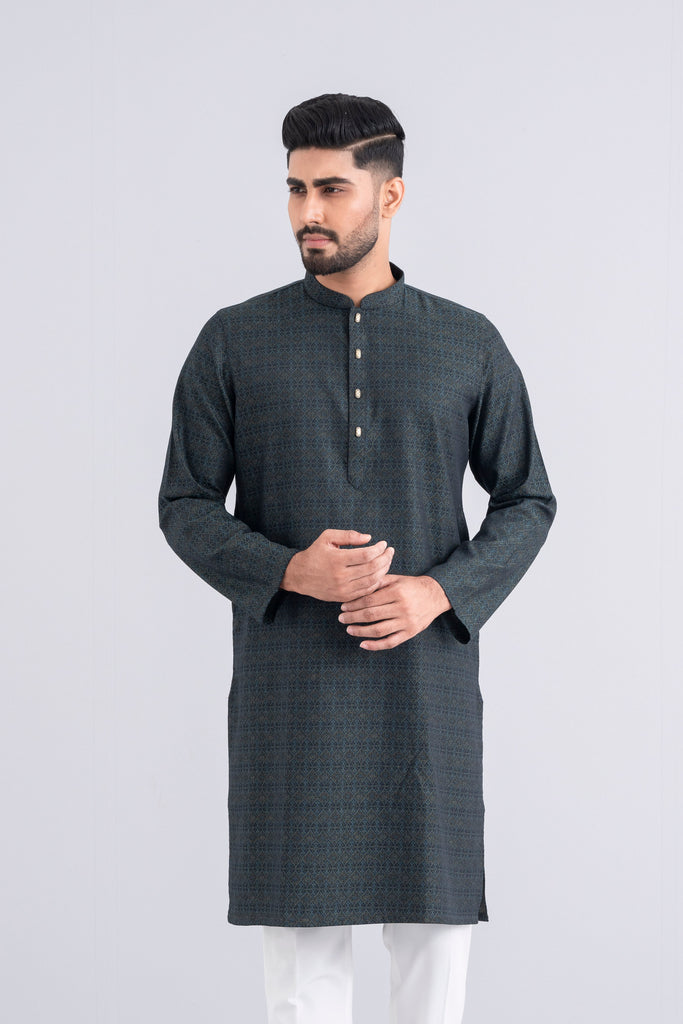 Regular Fit Semi-Formal Cotton Panjabi