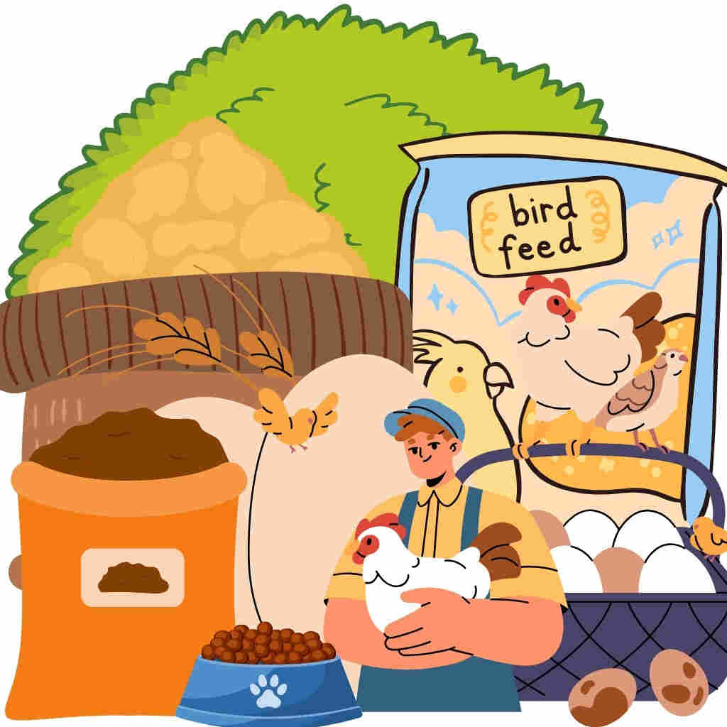 হাঁস, মুরগি, মাছের ফিড