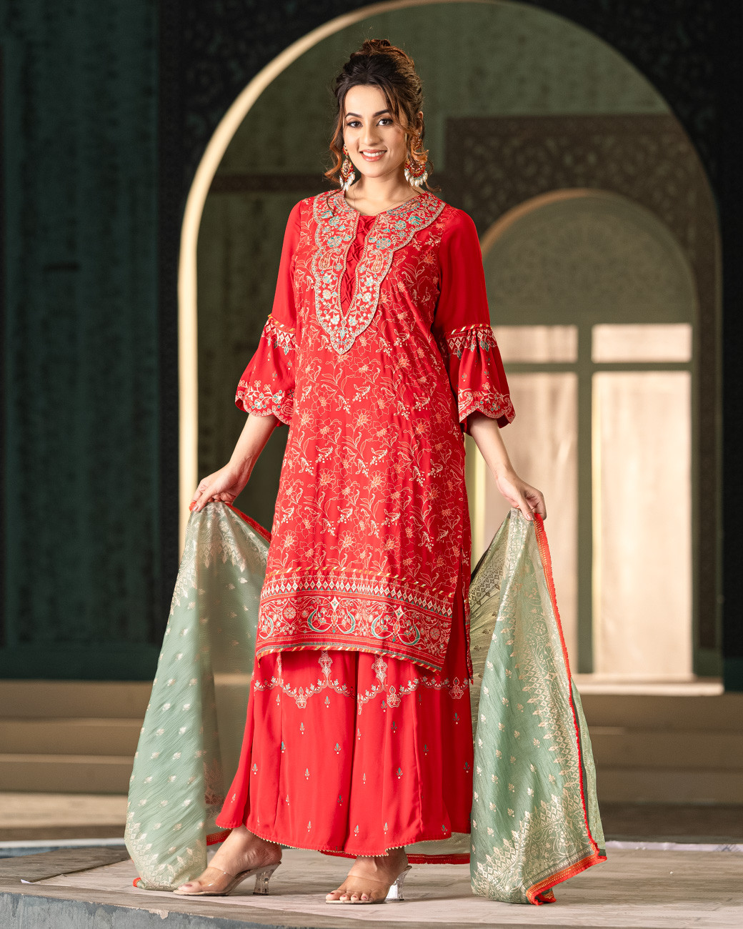 WOMEN'S WOVEN SALWAR SUIT