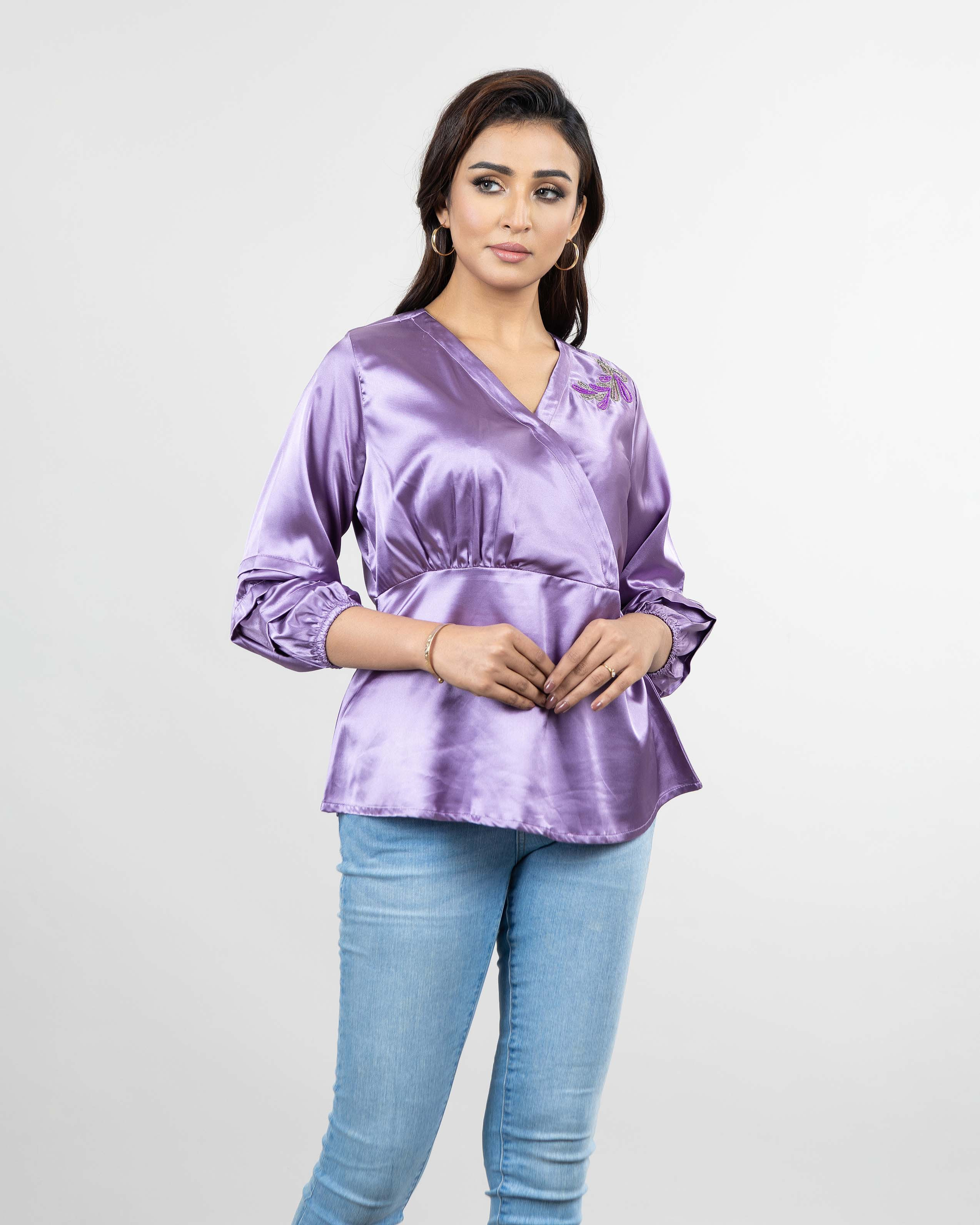 WOMENS WOVEN SHORT TOPS