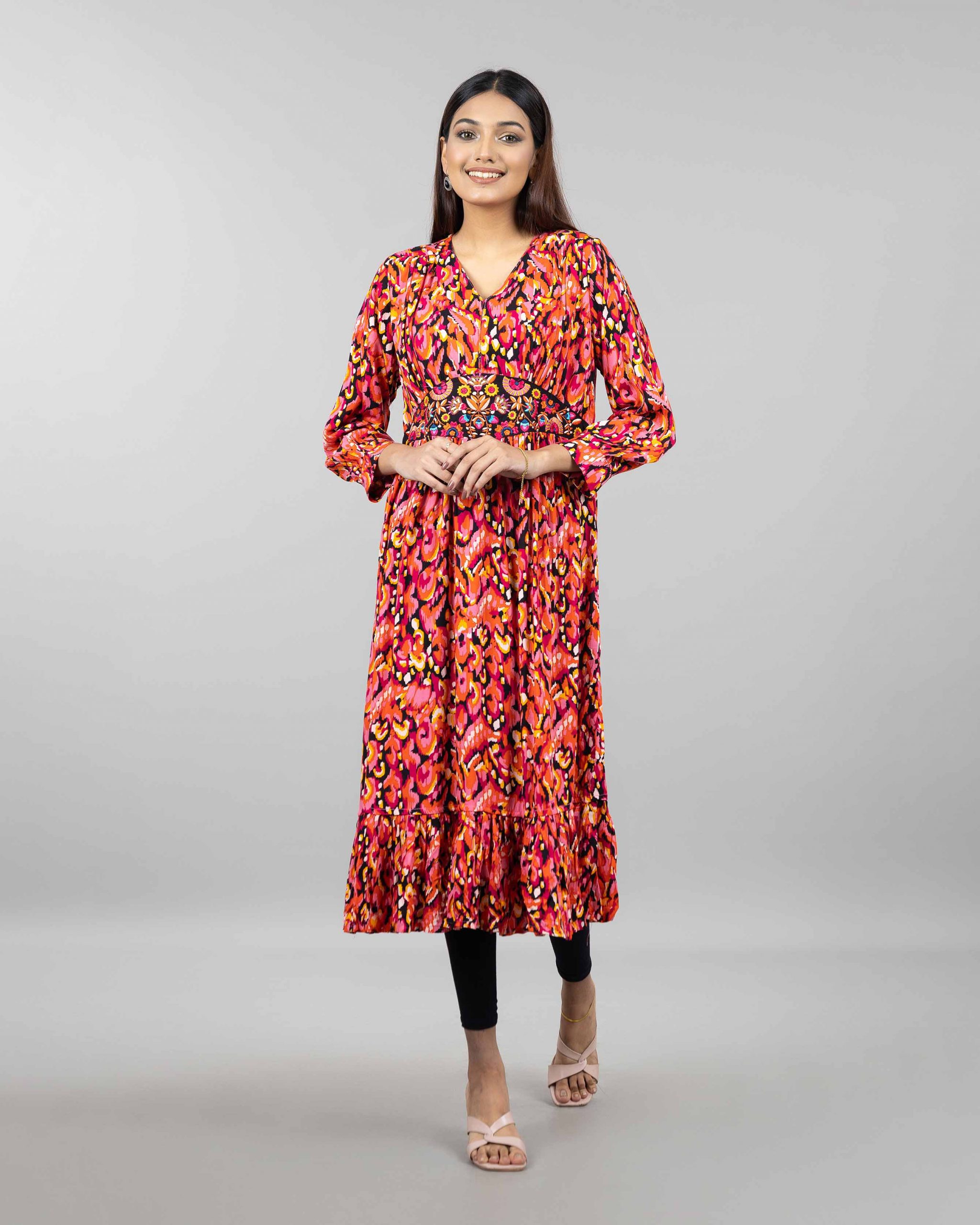 WOMENS WOVEN LONG TOPS